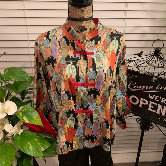 Josie Natori Dynasty Pajama Top. - Picture 11 of 17